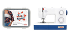 Máquina de coser mecánica Bernette b05 Academy de 33 puntadas
