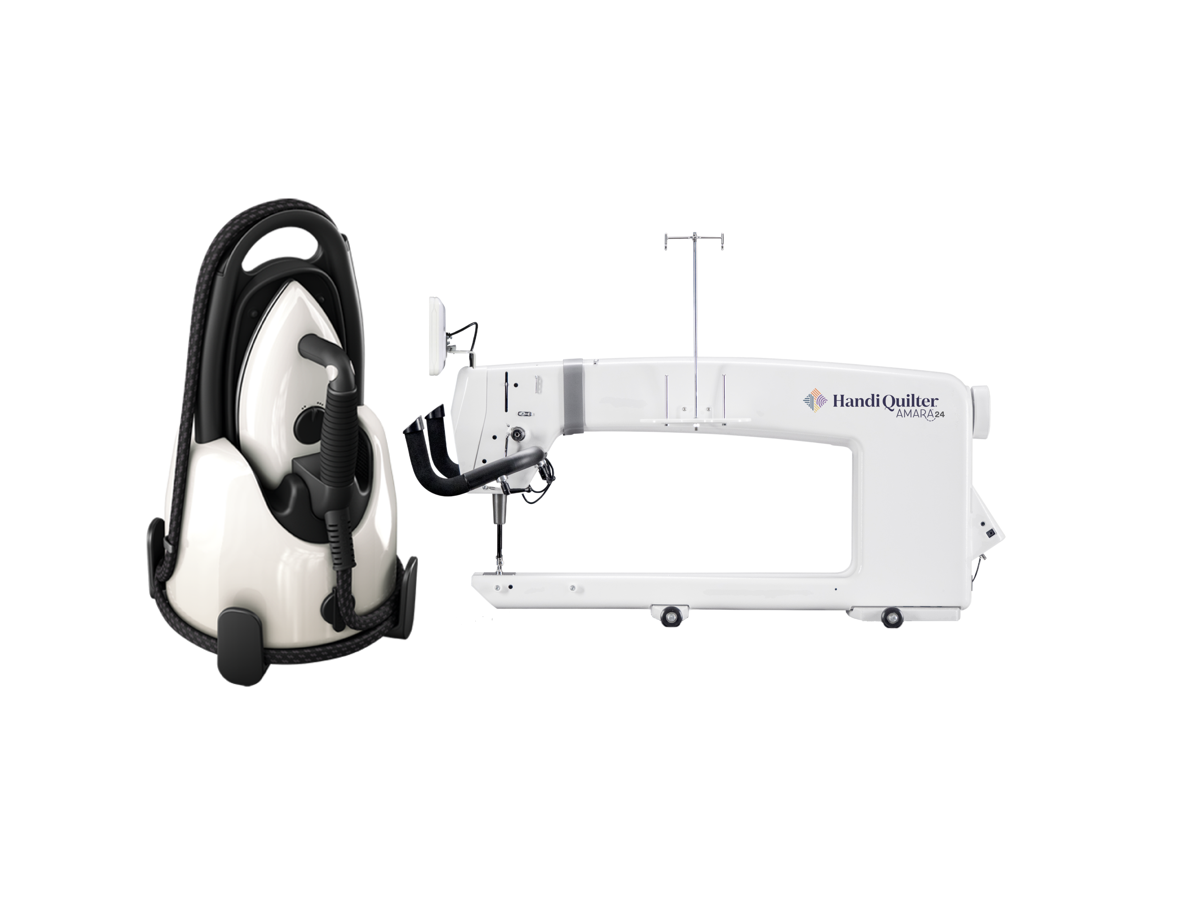 Handi Quilter Amara 24" Longarm Quilting Machine with Free Laurastar Lift Steam Iron