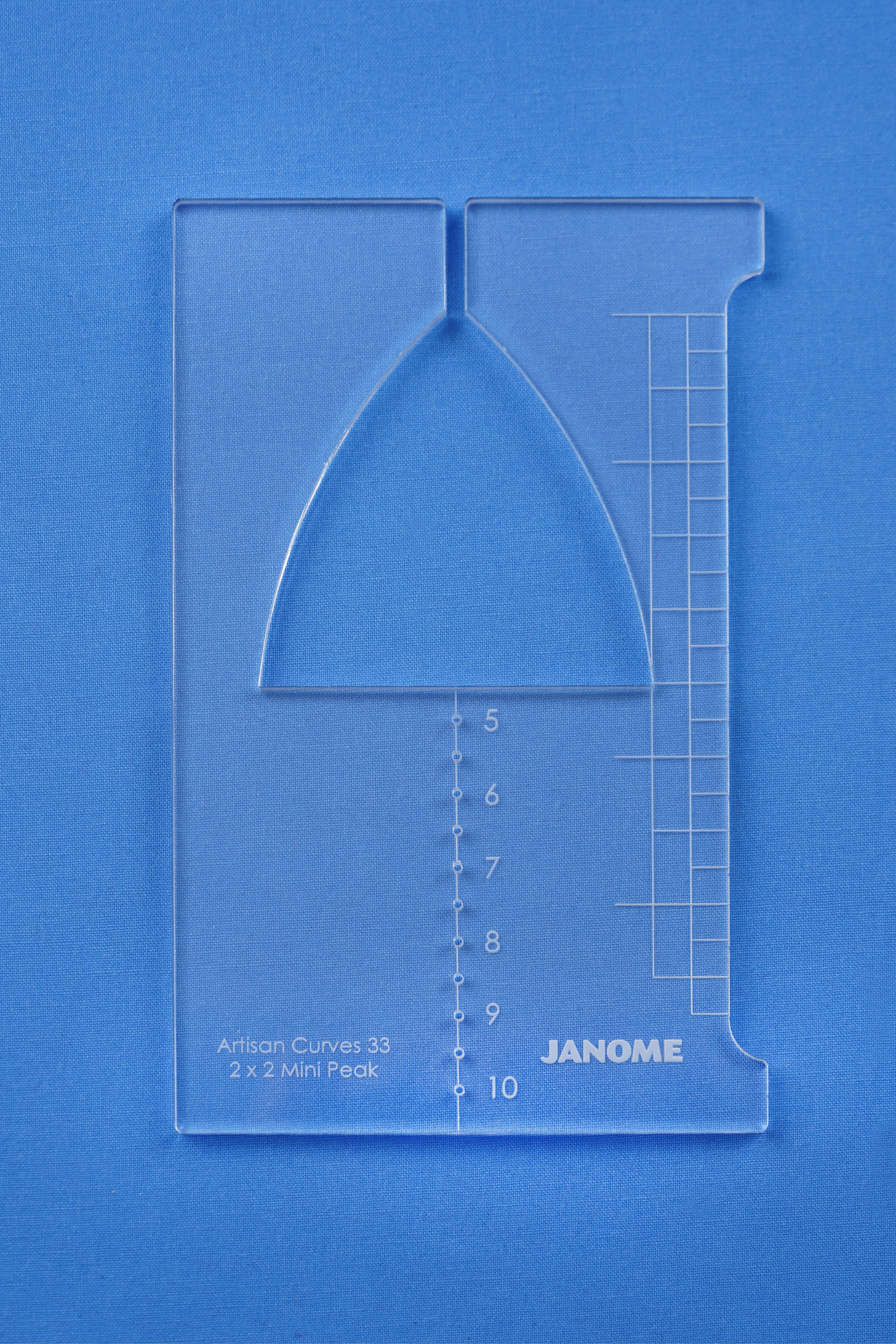 Janome Edge to Edge High Shank Ruler Template Set WT-JANOMEE2E-HS