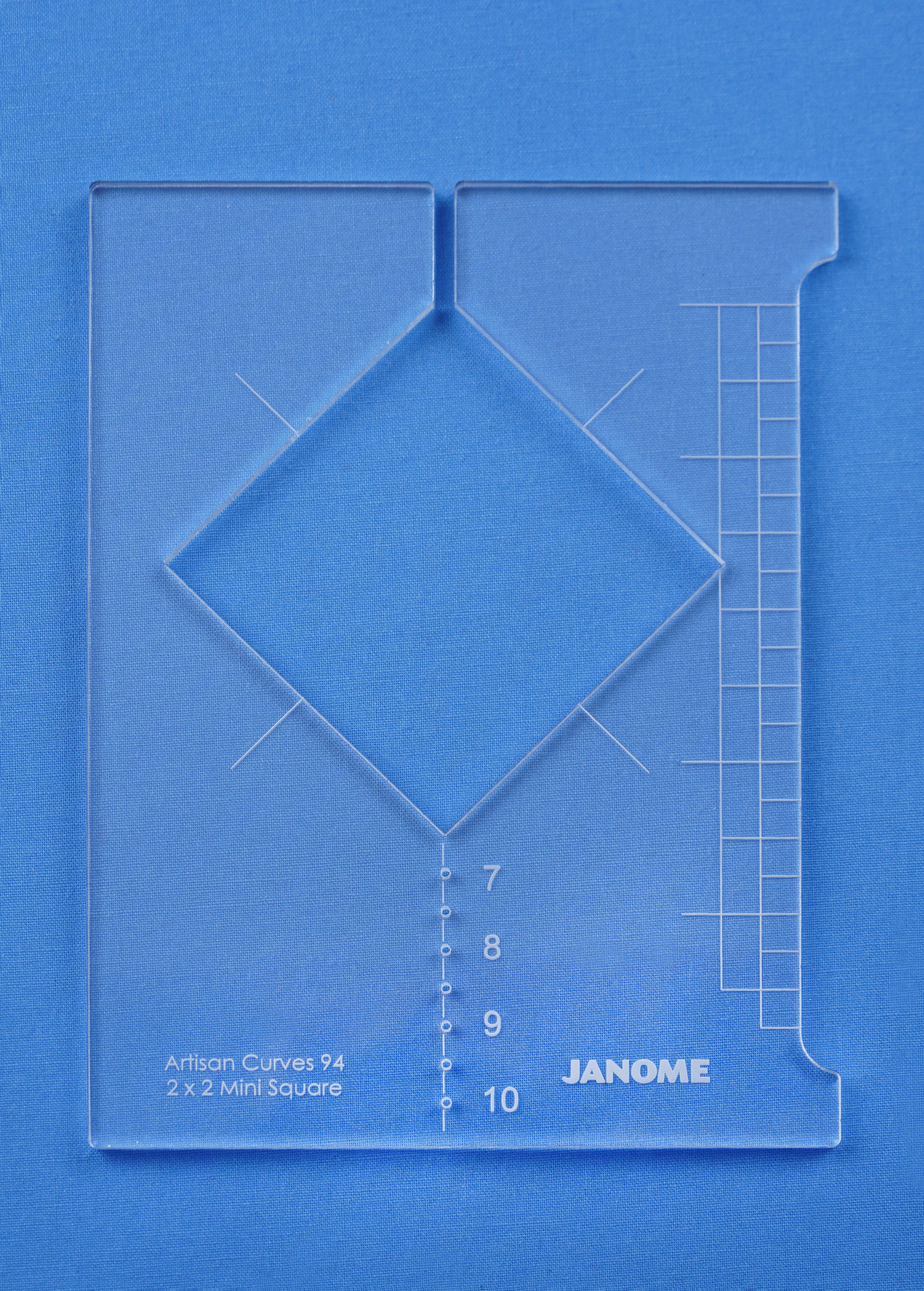 Janome Edge to Edge High Shank Ruler Template Set WT-JANOMEE2E-HS