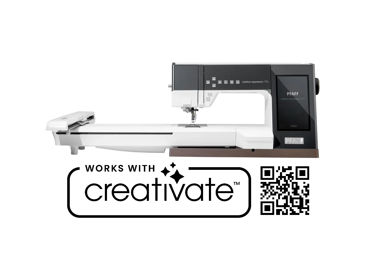 PFAFF creative expression 750 Sewing and Embroidery Machine