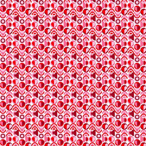 Fabric Michael Miller Cream Vintage Valentina Kiss Me Quick by the Quarter Yard DCX13038-CREM