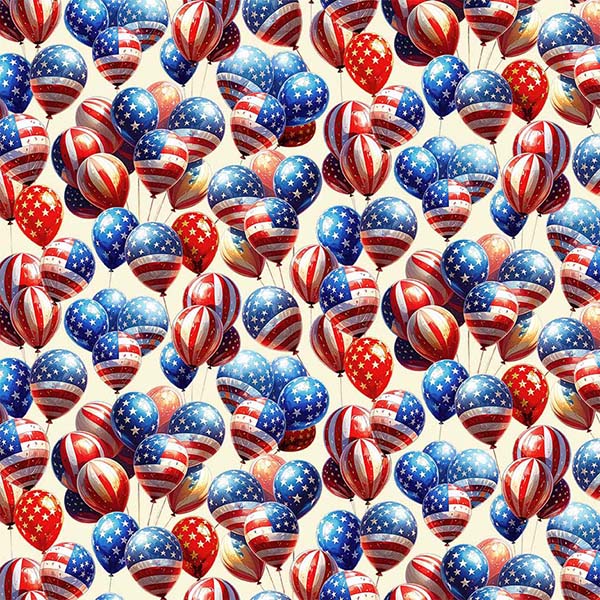 Fabric Michael Miller Cream Cheer & Celebrate Red, White & Beautiful by the Quarter Yard DCX13153-CREM