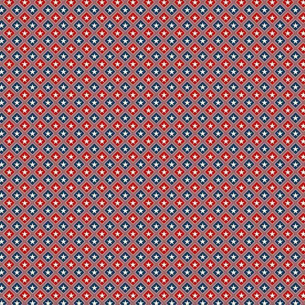 Fabric Michael Miller Multi Star-Spangled Rhythm Red, White & Beautiful by the Quarter Yard DCX13158-MULT
