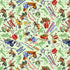 Fabric Michael Miller Sage Love Your Garden Hunks Gone Gardening by the Quarter Yard DCX13114-SAGE