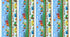 Fabric Michael Miller Multi Steam & Whistle Stripe Little Locomotives by the Quarter Yard DDC12882-MULT