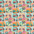 Fabric Michael Miller Aqua Scooter Escapade Modern Nomad by the Quarter Yard DDC13054-AQUA