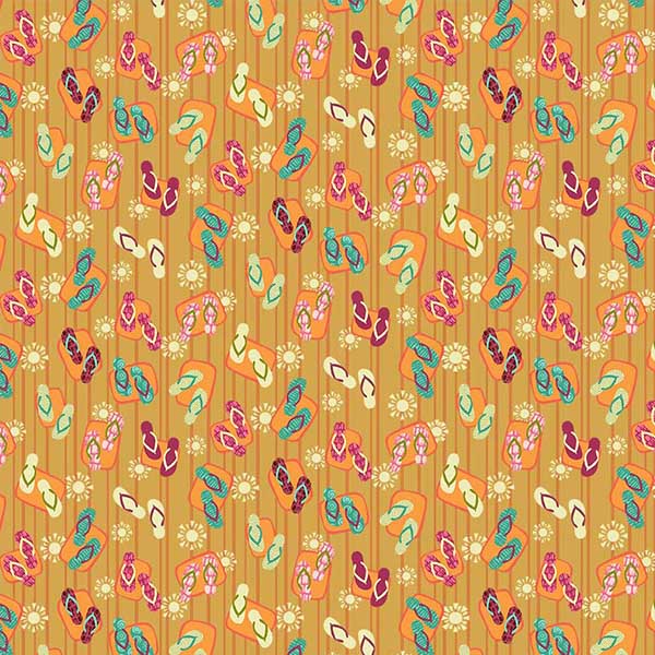 Fabric Michael Miller Gold Sun Kissed Steps Modern Nomad by the Quarter Yard DDC13058-GOLD
