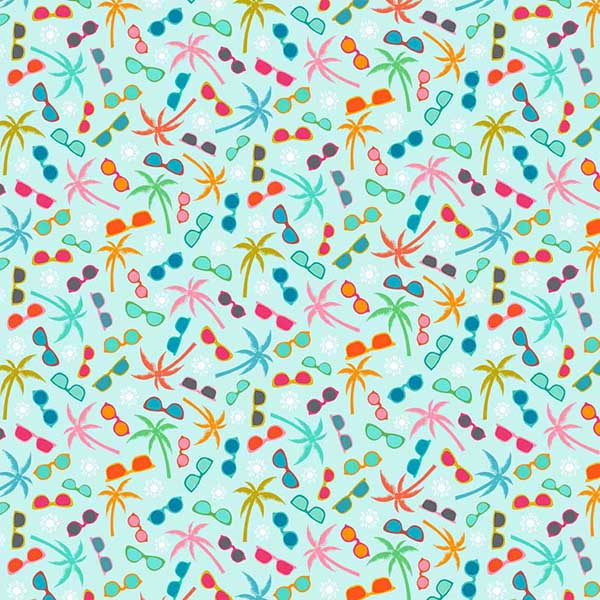 Fabric Michael Miller Seafoam Sand & Shades Modern Nomad by the Quarter Yard DDC13061-SEAF