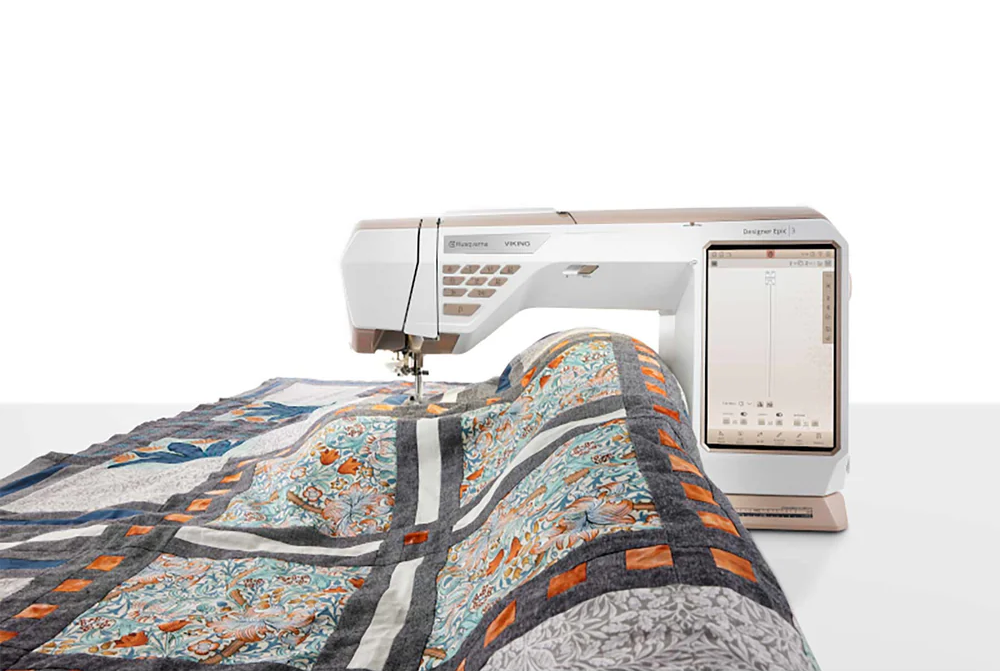 Husqvarna Viking Designer Epic 3 Sewing and Embroidery Machine with Holiday Gift Package