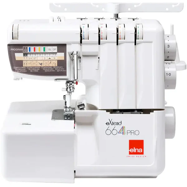 elna eXtend 664PRO V2 Overlock Serger Machine with Bonus
