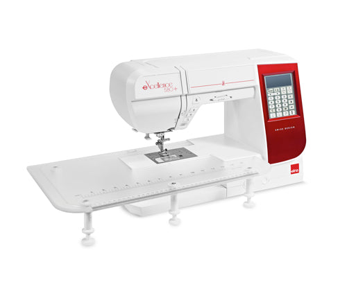 elna eXcellence 580 Plus Sewing Machine with table