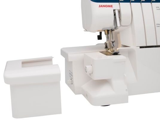 Janome FA4 Overlock Serger Machine extension table detached