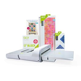 AccuQuilt GO! Big Fabric Cutter Just Add Fabric 12" Block Starter Pack 56403
