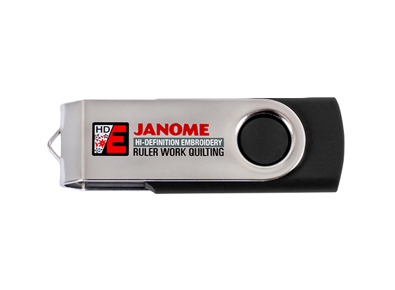 Janome Hi-Definition Embroidery Inspirations Ruler Work Quilting Design Collection for Sale at World Weidner