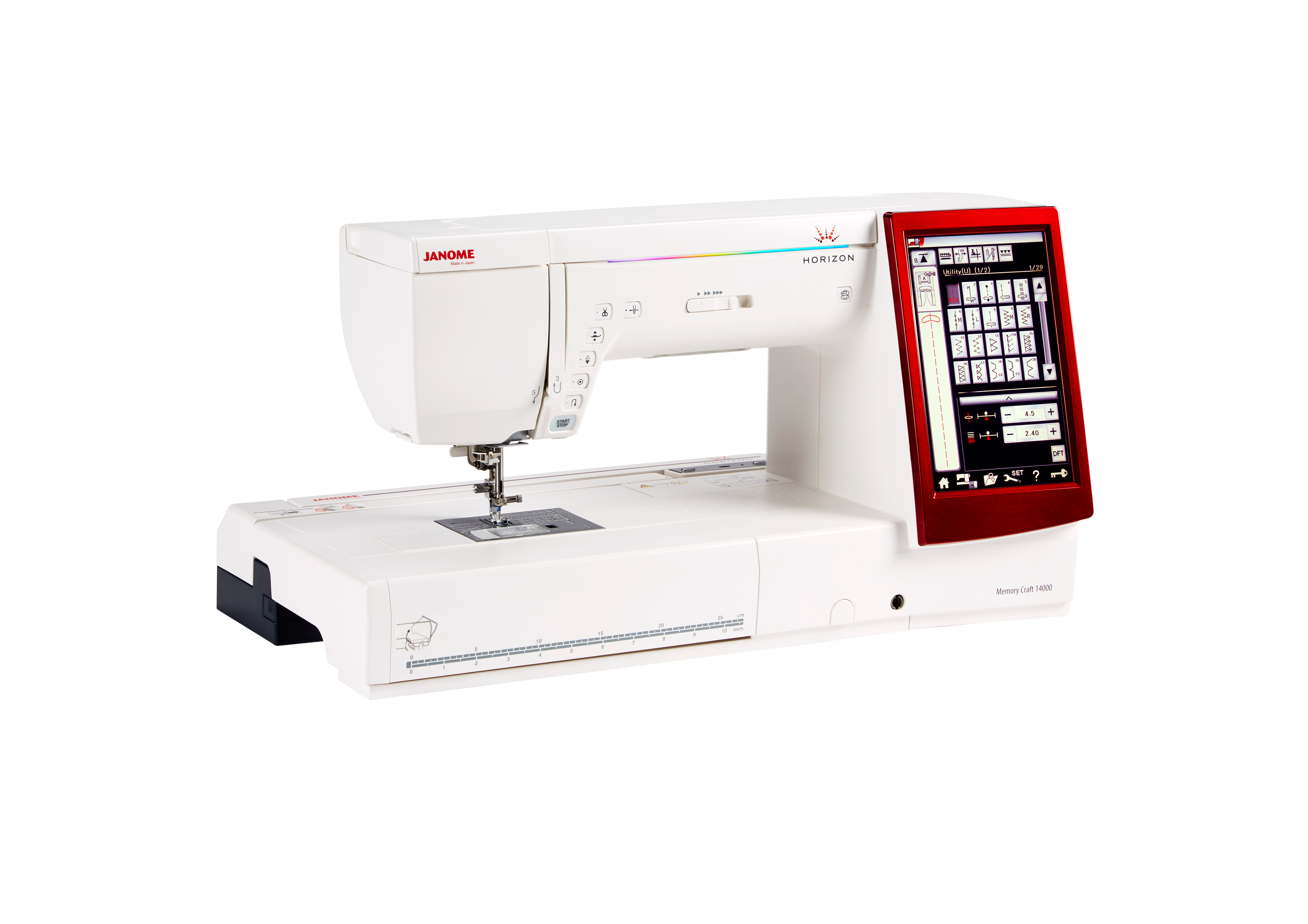 Janome Memory Craft MC14000 Máquina de coser, acolchar y bordar
