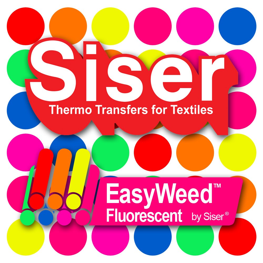 Siser EasyWeed Fluorescent HTV 12" Rolls