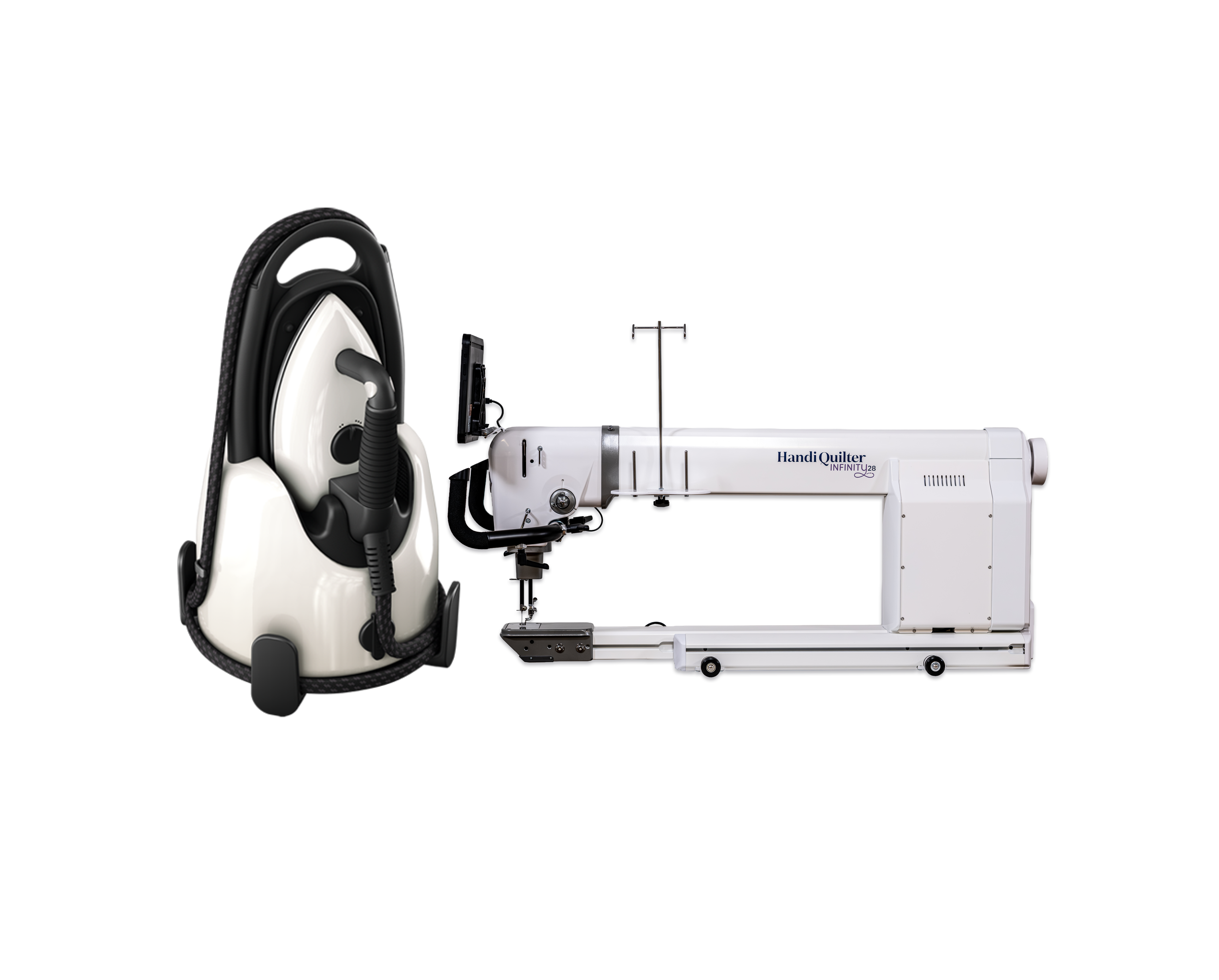 Handi Quilter Infinity 28" Longarm Quilting Machine with Pro-Stitcher Premium and Free Laurastar Lift Steam Iron