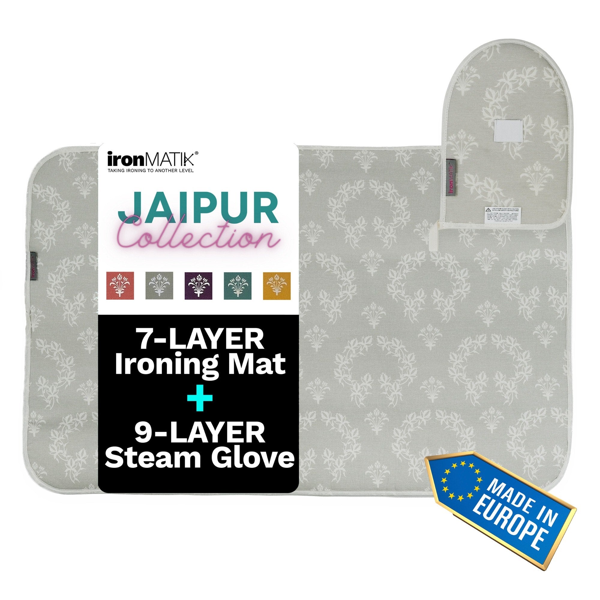 Arrow Sewing Jaipur Ironing Mat and Steam Glove Bundle
