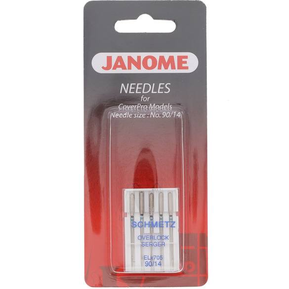 Janome ELx705 90/14 Needles for CoverPro Machine 795808104