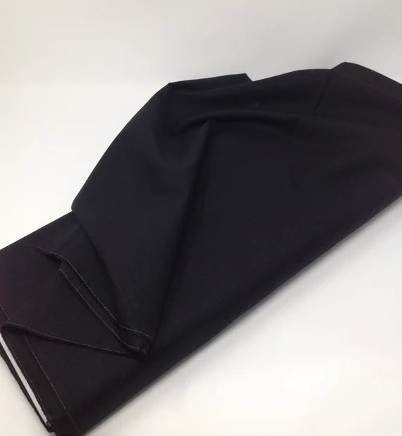 Fabric Michael Miller Jet Black Solid by the Quarter Yard JETBLA-SBLK-D
