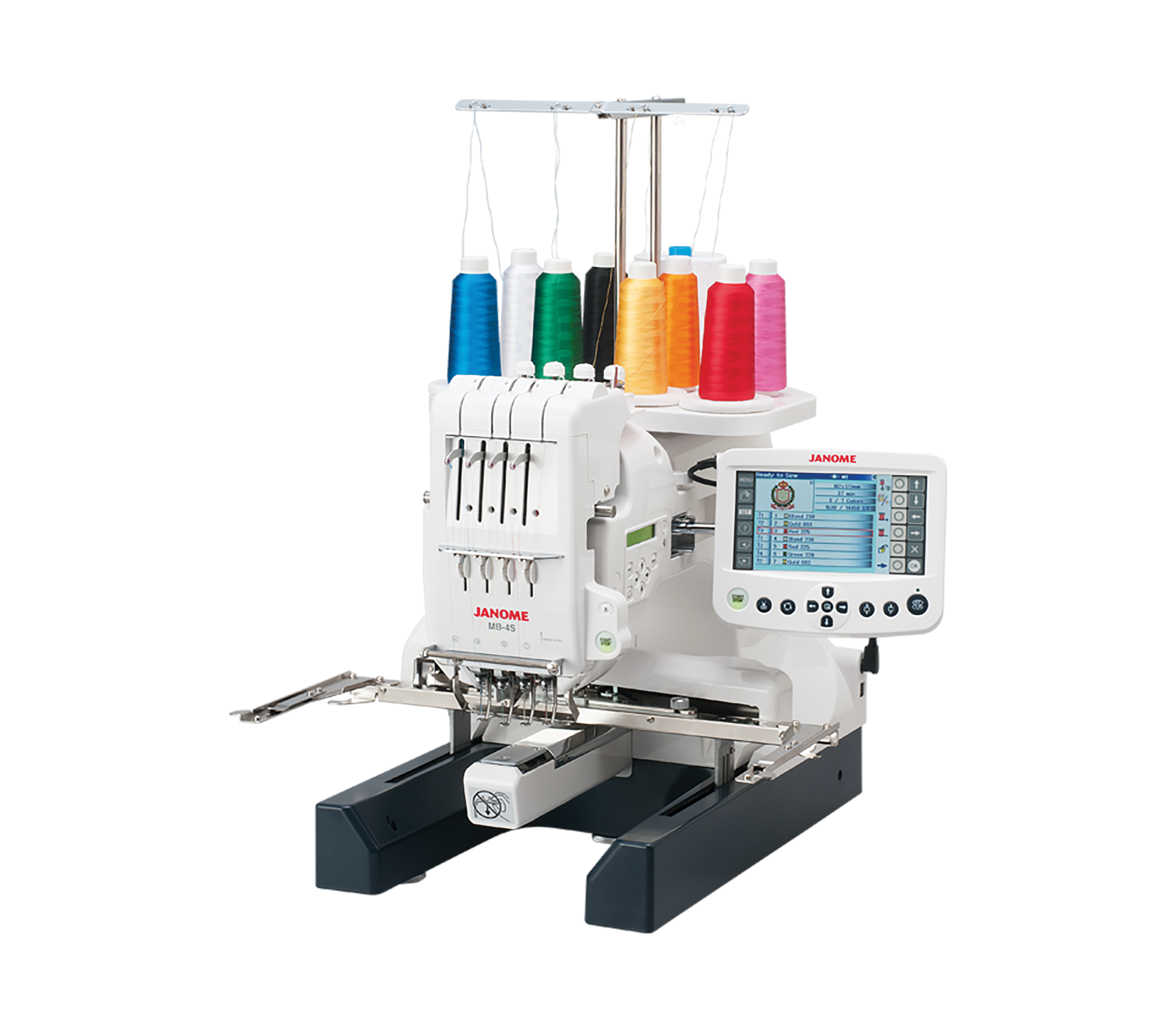 Janome MB4S Four Needle Embroidery Machine 9.5x7.9
