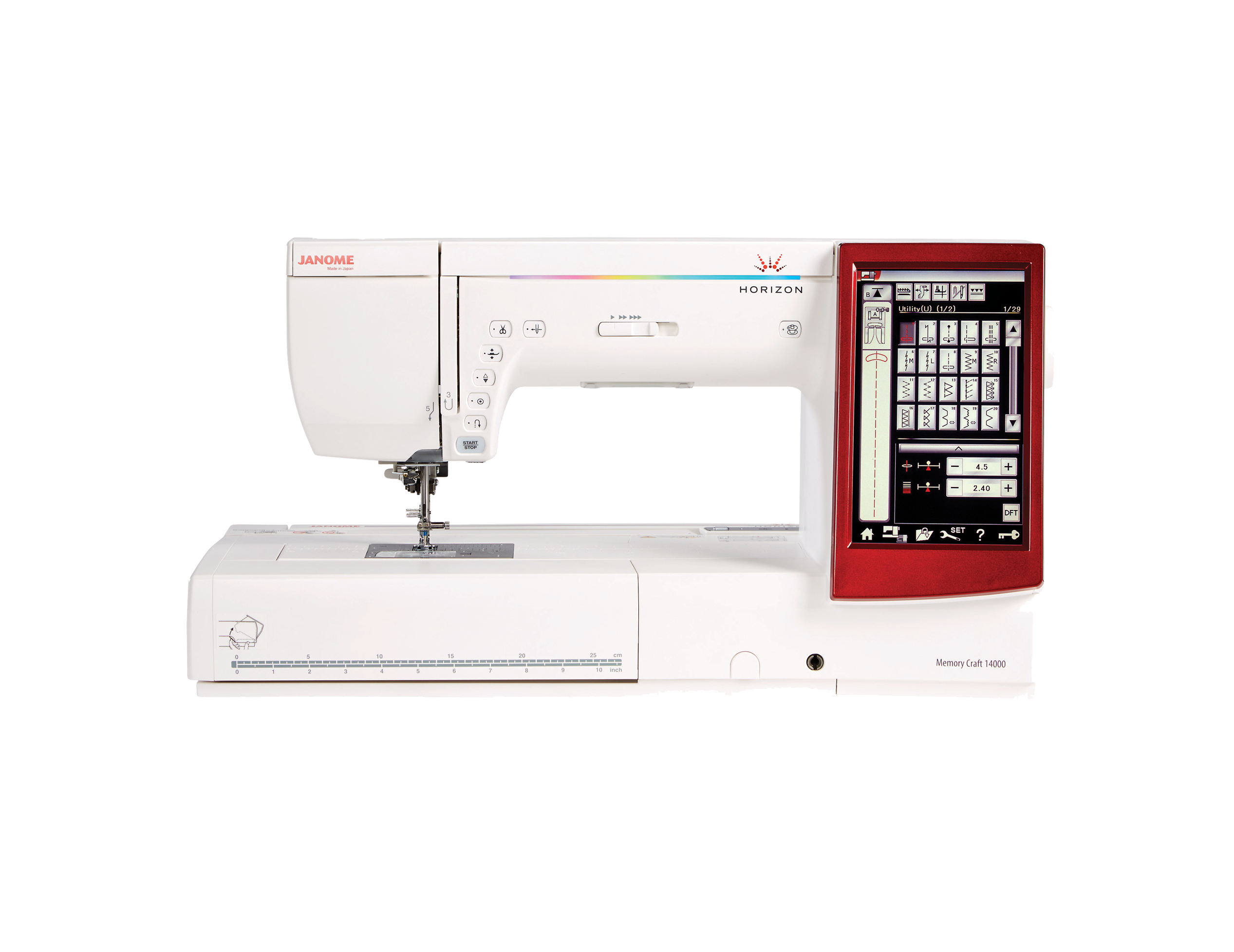 Janome Memory Craft MC14000 Máquina de coser, acolchar y bordar