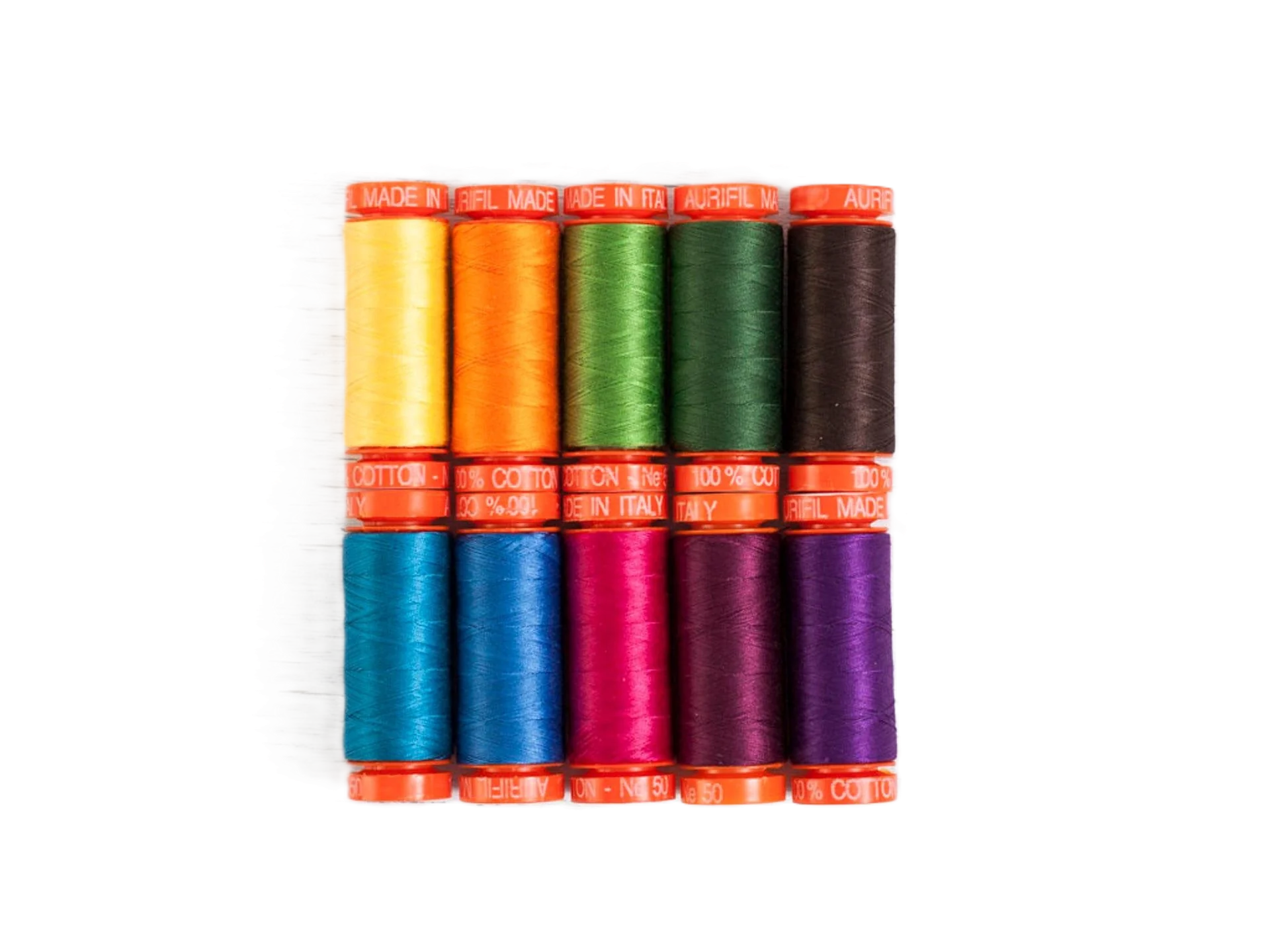 Aurifil Over the Rainbow 50wt Cotton Quilting Thread Kit ORES1050S for Sale at World Weidner