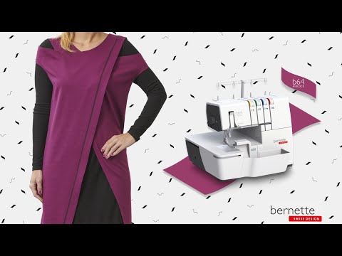 The new bernette 64 AIRLOCK: The overlocker with easy air threading