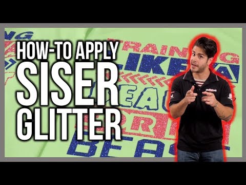 How to Heat Press Siser Glitter