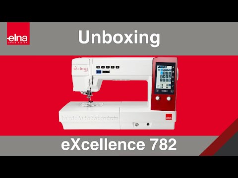 Unboxing of the Elna Excellence 782
