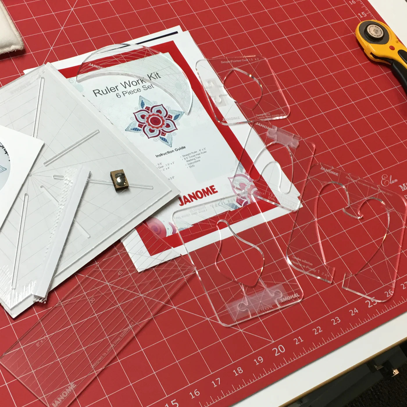 Janome Ruler Work Janome 6pc Ruler Work Kit – World Weidner