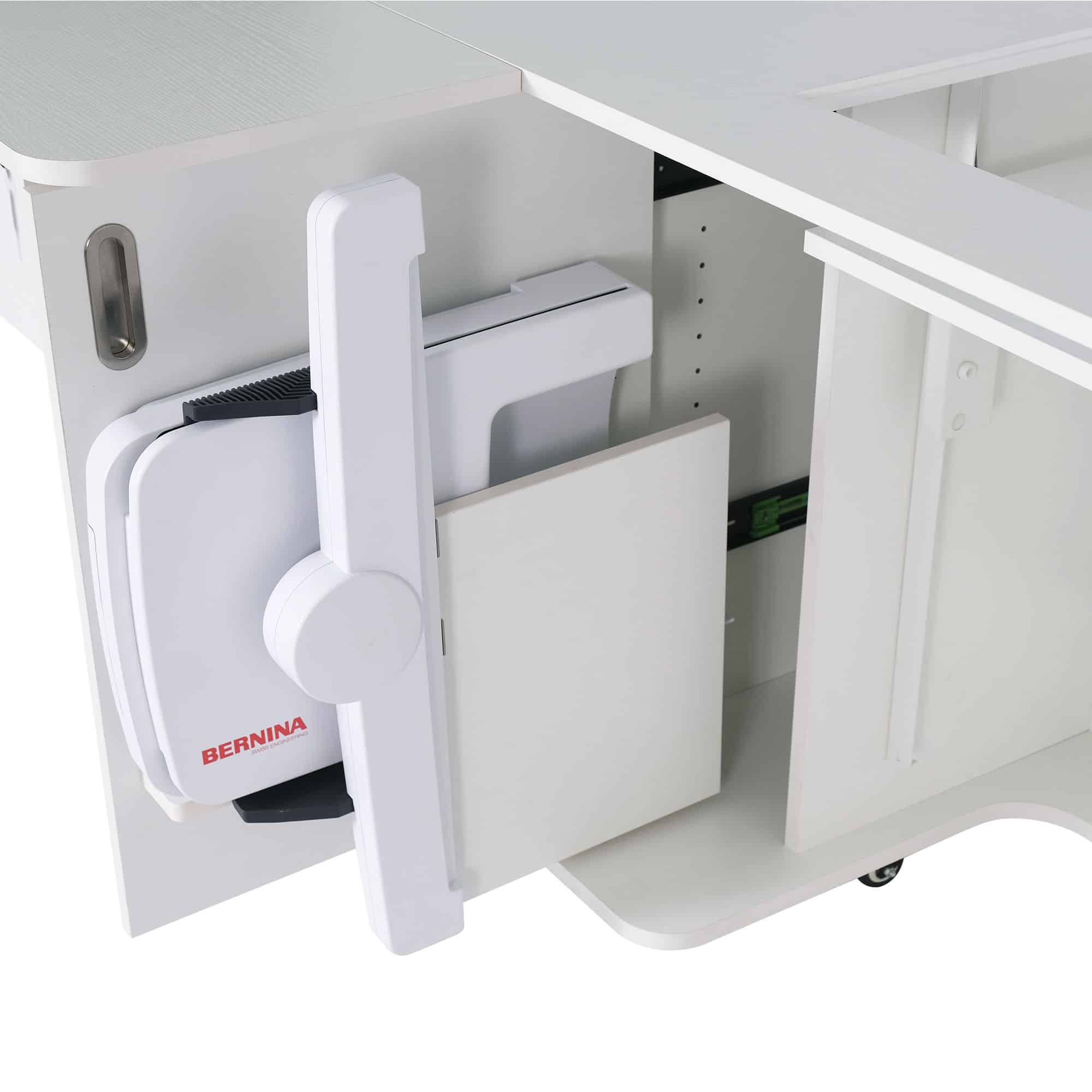 Kangaroo Bernina Embroidery Unit Pull-Out Storage Rack for Sydney