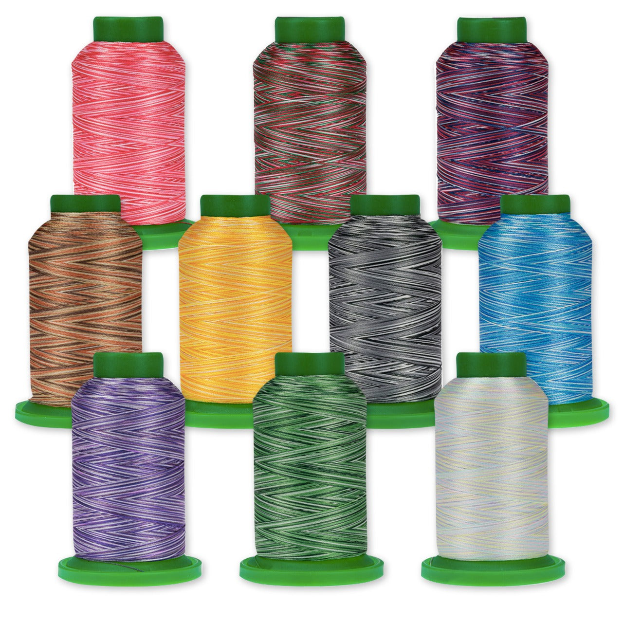 Isacord Variegated Favorite 10 Embroidery Thread Kit ISAVAR10