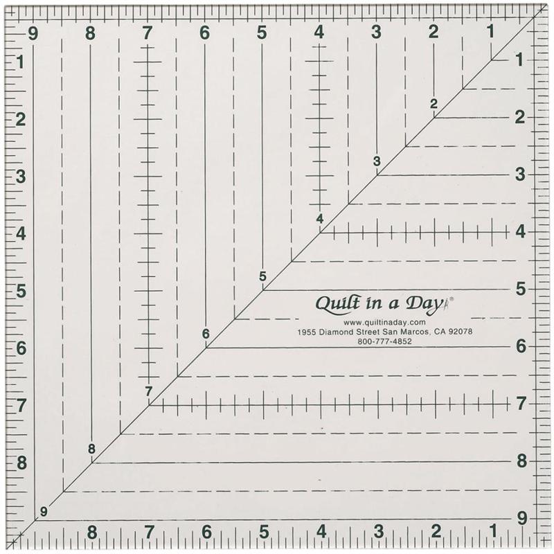 Quilt In A Day 9 1/2" Square Up Ruler Ruler