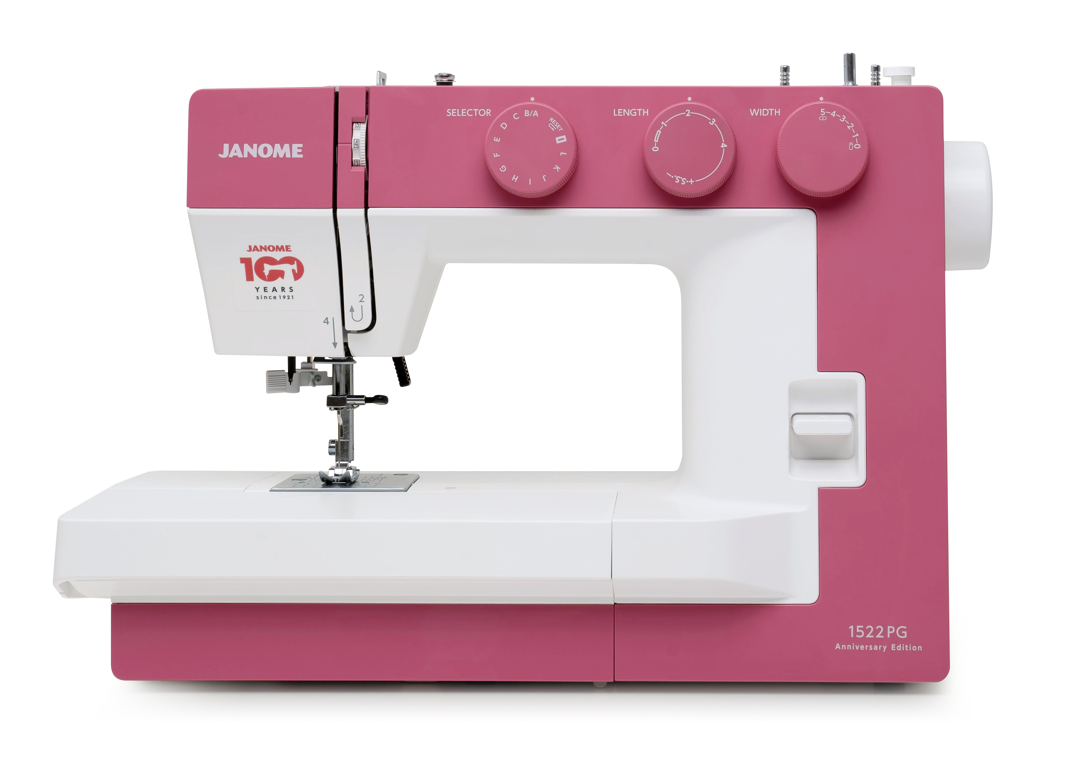 front facing image of the Janome 1522PG Sewing Machine