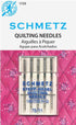 Schmetz 1735 Agujas para máquina de coser acolchados 130/705H-Q 15x1 Tamaño 75/11 Paquete de 5