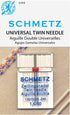Schmetz Size 1.6/80 Twin Universal Sewing Machine Needles 1777 130/705H 15x1