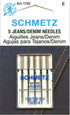 Schmetz 1782 Jeans Denim Sewing Machine Needles 130/705H-J 15x1 Size 90/14 5 Pack