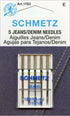 Schmetz 5pk Size 110/18 Jeans Denim Sewing Machine Needles 1783 130/705H-J 15x1