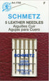 Schmetz 1785 Agujas para máquina de coser de cuero 130/705H-LL 15x1 Tamaño 100/16 Paquete de 5