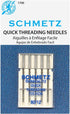 Schmetz 5pk Size 80/12 Quick Self-Threading Sewing Machine Needles 1790 705 HDK