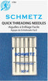 Schmetz 5pk Size 90/14 Quick Self-Threading Sewing Machine Needles 1791 705 HDK