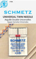 Schmetz Size 4.0/80 Twin Universal Sewing Machine Needles 1794 130/705H 15x1