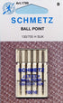 Schmetz 5pk Size 100/16 Jersey Ballpoint Sewing Machine Needles 130/705H-SUK 15x1
