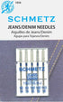 Schmetz 5pk Assorted Jeans Denim Sewing Machine Needles 1836 130/705H-J 15x1
