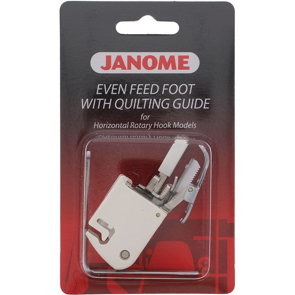 Janome Even Feed Foot with Quilting Guide for Horizontal Rotary Hook Machines 200311003 for Sale at World Weidner