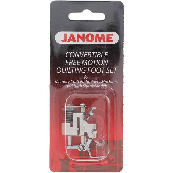 Janome Convertible Free Motion Quilting Foot Set for Memory Craft Machines 202001003 for Sale at World Weidner