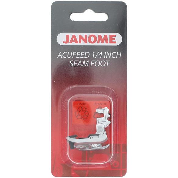 Janome AcuFeed 1/4" Seam Foot 202031002 for Sale at World Weidner