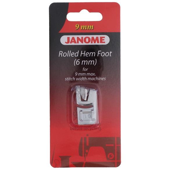 Janome Rolled Hemmer Foot 6mm for 9mm Machines 202080006 for Sale at World Weidner